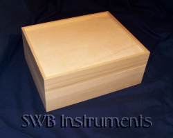 10x8x4 inch wood box, top view. Other sizes available.