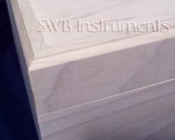 12x8x5 inch wood box, detail shown. Other sizes available.